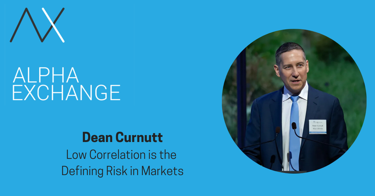 Low Correlation is the Defining Risk in Markets